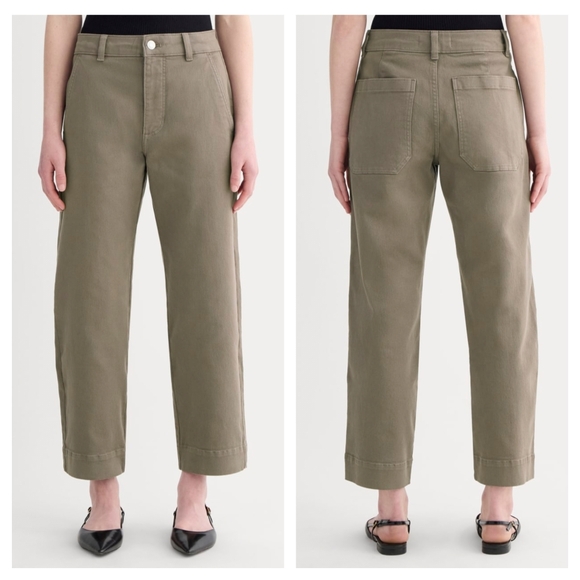 Everlane Pants - Everlane The Utility Straight-Leg Pant Taupe 26.5" Inseam Size 00
